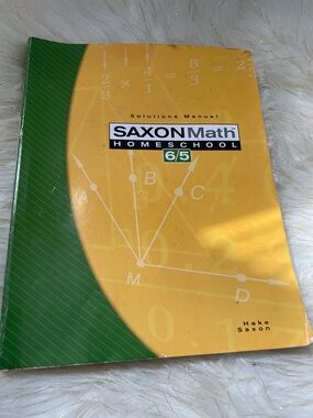 SAXON Math Homeschool 6/5 Solutions Manual - Yellow & Green